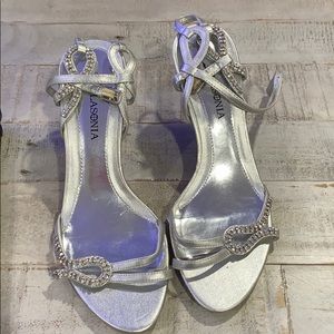 Silver heels